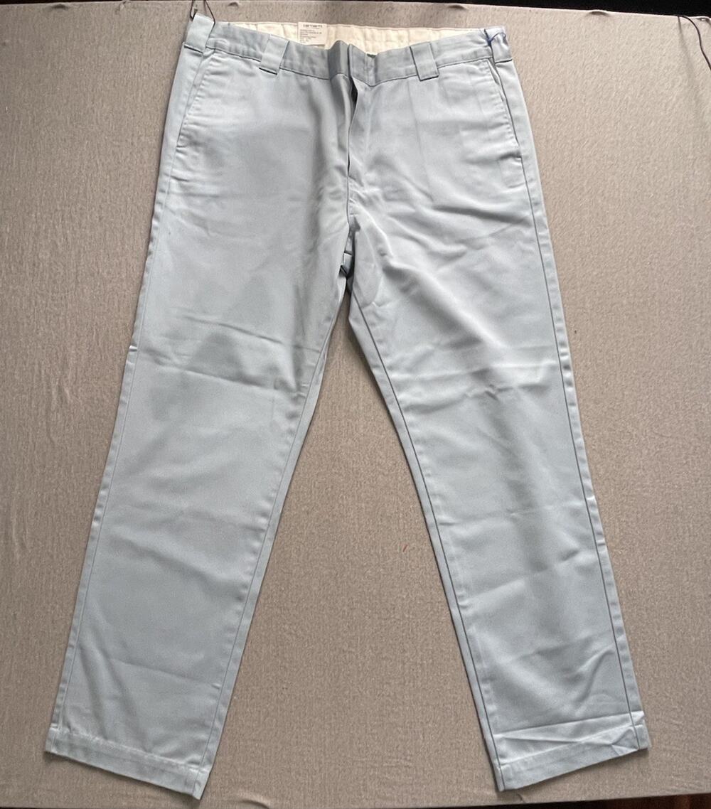 Carhartt WIP Master Pant Light Blue 40x32 Relaxed Tapered Fit